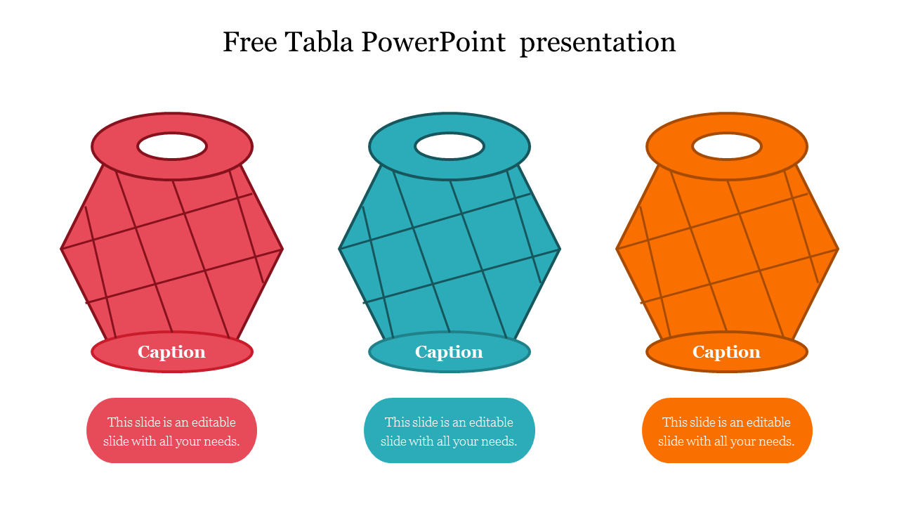 Free Tabla PowerPoint  presentation 